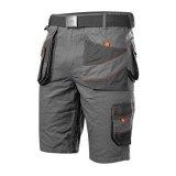 Cumpara ieftin Pantaloni scurti de lucru slim fit, bumbac, marimea L/52, NEO