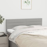 Gossi tablii de pat, 2 buc., gri deschis, 72x5x78/88 cm, textil