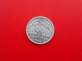 50 Centimes 1943 Franta-AUNC-in realitate arata bine!!