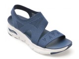 Cumpara ieftin Sandale SKECHERS bleumarin, ARCH FIT, din material textil