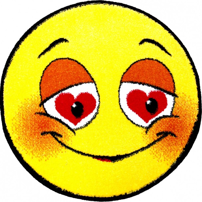 Covor Rotund Camera Copii Model Love Smile 11082-150, Marime 67 x 67 cm, Galben, Inaltime Fir 9 mm, Antialergic, Polipropilena, Gradinita, Cresa, Loc