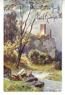 D11 A 21 - Felicitare de colectie - circulata la 1902 - Frankfurt foto