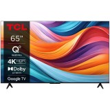 Televizor LED TCL 65T7B, 165 cm, 4K, QLED, HDR, Smart Google TV, Smart TV, Ultra HD