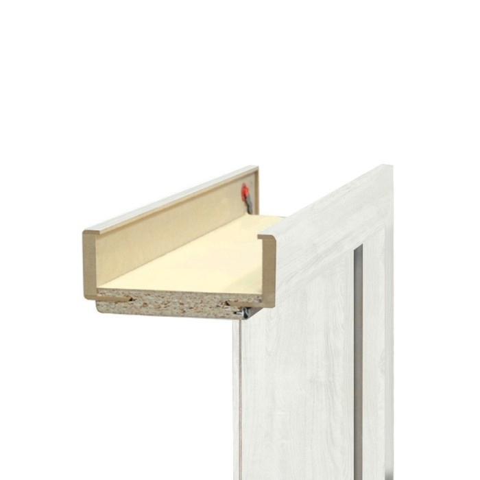 Balama decorativă CPL frasin norvegian 90/210 14-16 cromată dreapta