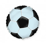 Balon folie model de minge fotbal alb negru 48 cm, Godan