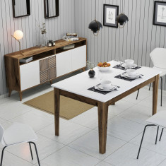 Set mobilier living, Hommy Craft, Milan 522, Nuc/Alb