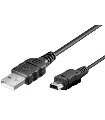 Cablu mini USB B tata - USB 2.0 tata 1m negru foto