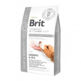 BRIT GF Veterinary Diet Joint &amp; Mobility, Hering cu Mazăre, dietă veterinară c&acirc;ini, hrană uscată fără cereale, afecțiuni articulare, 2kg