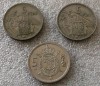 P3. SPANIA lot set 3 x 5 PESETAS 1957 1958 1975 1976 **, Europa