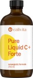 Pure Liquid C+ Forte Vitamina C lichidă Extract din Măceșe, coajă de Lăm&acirc;ie, Portocală, Ghimbir și Ceai Verde (240 ml) - Calivita