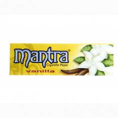 Foite aromate pentru rulat tutun MANTRA VANILLA - 78mm foto