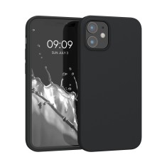 Husa pentru Apple iPhone 12 Mini, Silicon, Negru, 53042.47