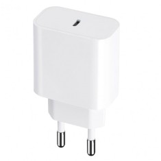 Incarcator Retea MaXlife MXTC-06, 20W, 3A, 1 x USB-C, Alb foto