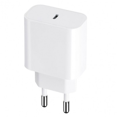 Incarcator Retea MaXlife MXTC-06, 20W, 3A, 1 x USB-C, Alb foto