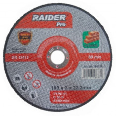 Disc pentru taiat piatra 180х3х22.2mm RDP, Raider 160136