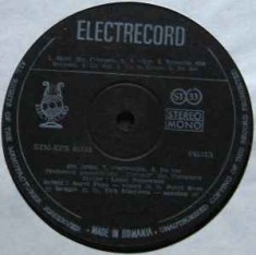 Disc Vinil Ensemble Folklorique Timișul-Electrecord, Electrecord -EPE 01533