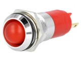 Lampă de control LED roșie 24-28V &Oslash;14.2mm