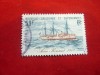 Timbru 59 f. - Nava - Noua Caledonie , stampilat 1982