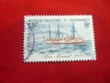 Timbru 59 f. - Nava - Noua Caledonie , stampilat 1982