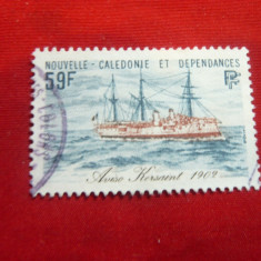 Timbru 59 f. - Nava - Noua Caledonie , stampilat 1982