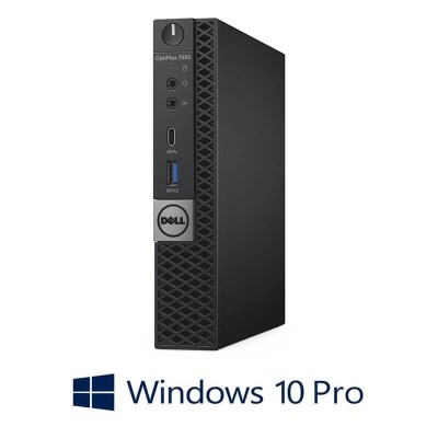 Mini PC Dell OptiPlex 7050, Quad Core i7-7700T, 16GB DDR4, 256GB SSD, Win 10 Pro foto