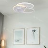 Lustra LED cu cristal HOLLANCE 24W, 3 Elemente, lumina Rece/Calda/Neutra, Alb ModernLight Concept
