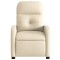 Fotoliu rabatabil, crem, material textil - 6