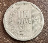 C50 - Moneda foarte veche - Peru - 1 nuevo sol - 2005