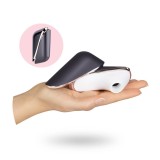Satisfyer Pro Traveler Air Pulse Stimulator Clitoris, 11 functii, Reincarcabil USB, Silicon, Alb, Silentios, Rezistent apa