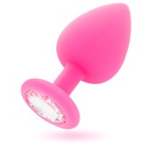 Intense Anal Toys-Shelki L Plug Anal Fuchsia-Silicon