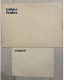 Lot 2 plicuri mari nescrise ALMANAH SCANTEIA si SC&Icirc;NTEIA, comunism, propaganda 32 x 25 / 23 x 15 / epoca aur / presa socialista / Ceausescu dictatur