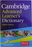 CAMBRIDGE ADVANCED LEARNER &#039; S DIDCTIONARY - FOURTH EDITION WITH CD - ROM , edited by COLIN McINTOSH, 2013