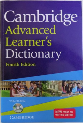 CAMBRIDGE ADVANCED LEARNER &amp;#039; S DIDCTIONARY - FOURTH EDITION WITH CD - ROM , edited by COLIN McINTOSH, 2013 foto