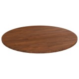 Cumpara ieftin Blat de masa rotund maro inchis &Oslash;80x1,5 cm lemn stejar tratat