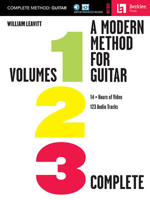 A Modern Method Guitar - Complete Method: Volumes 1, 2, and 3 with 14+ Hours of Video and 123 Audio Tracks