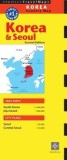 Harta Coreea &amp; Seoul - Periplus Travel Map, Editia 2, Harta Turistica, Impermeabila, Coated Paper, Ghid de Calatorie