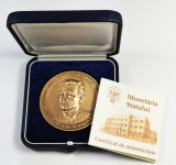 Medalie Tombac - Regele Mihai dupa 50 de ani de monarhie in exil - Romania 1997
