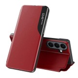 Husa Samsung Galaxy S26 Eco Leather View flip tip carte, rosu