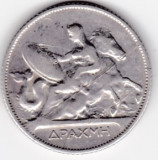 Grecia 1 drachme drahma 1910, Europa, Argint