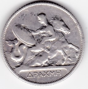 Grecia 1 drachme drahma 1910