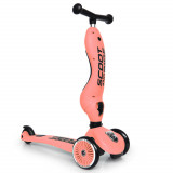 Trotineta pentru copii transformabila 2 in 1 Highwaykick, 1 - 5 ani, Peach, Scoot &amp; Ride