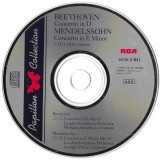 CD Violin Concertos Beethoven Mendelssohn Uto Ughi London Symphony Orchestra RCA Fara Coperti