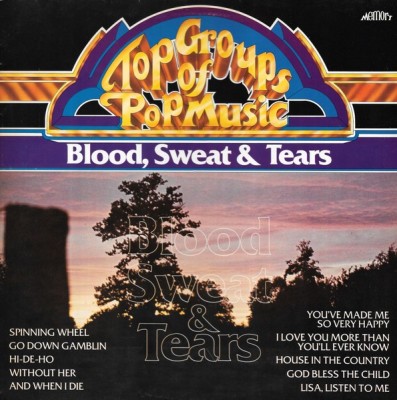 Vinil LP Blood, Sweat &amp;amp; Tears &amp;ndash; Top Groups Of Pop Music (VG+) foto