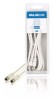 Cablu Antena F-Tata - F-Tata 2m Alb Valueline, Dublu Ecranat, 75 Ohm