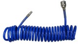 Furtun pneumatic spiralat Strend Pro Airtool PU010, PU (BASF), 10 m, 5x8 mm, 1/4", 8 bar