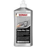 Lotiune polish argintiu SONAX Polish &amp; Wax NanoPro 500 ml SO296300