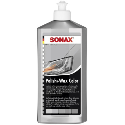 Lotiune polish argintiu SONAX Polish &amp;amp; Wax NanoPro 500 ml SO296300 foto