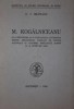 M . KOGALNICEANU