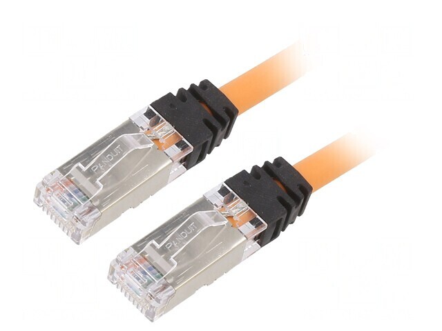 Patch Cord S/FTP TX6A 10Gig LSZH Portocaliu 3m