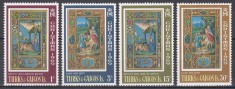Turks şi Caicos 1969 - Crăciun - Scene din &bdquo;Cartea Orelor&rdquo; din secolul al XVI-lea, MNH